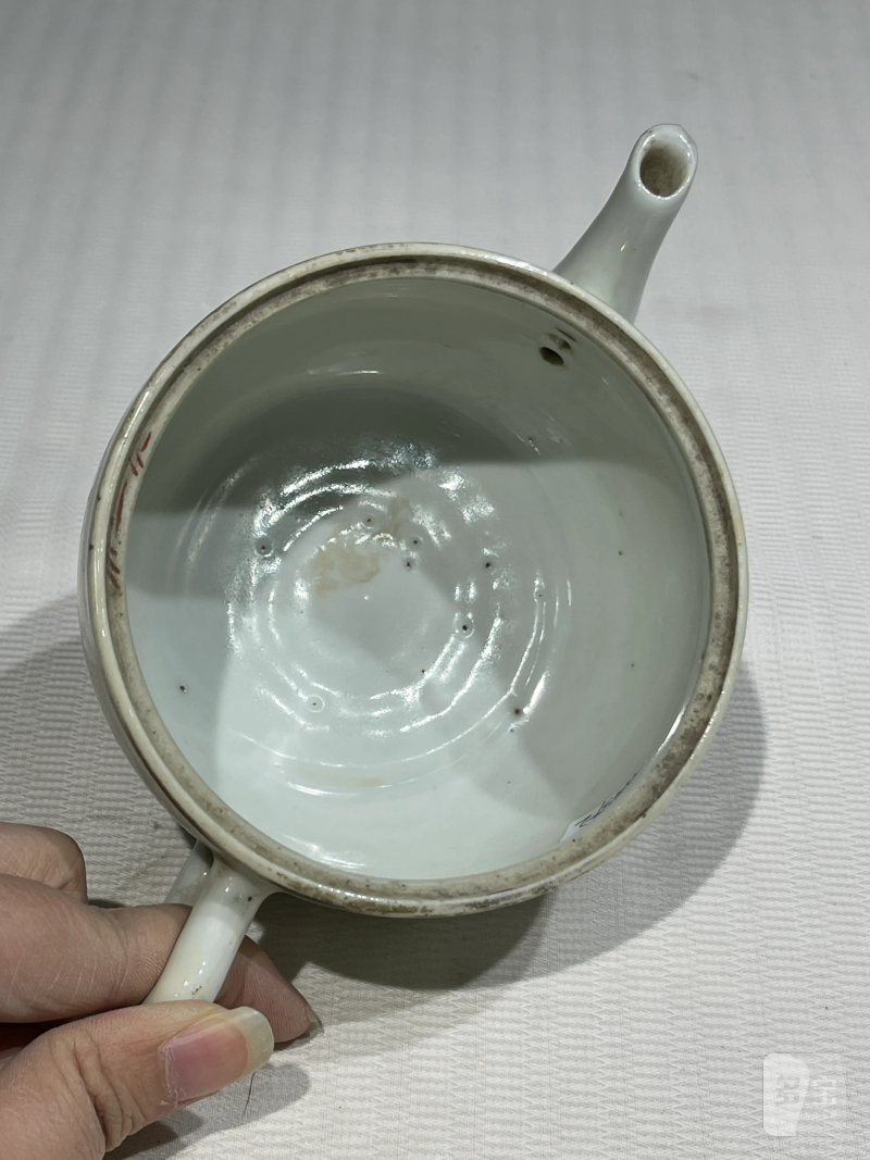 清代 粉彩茶壶一组十二件 - 图77